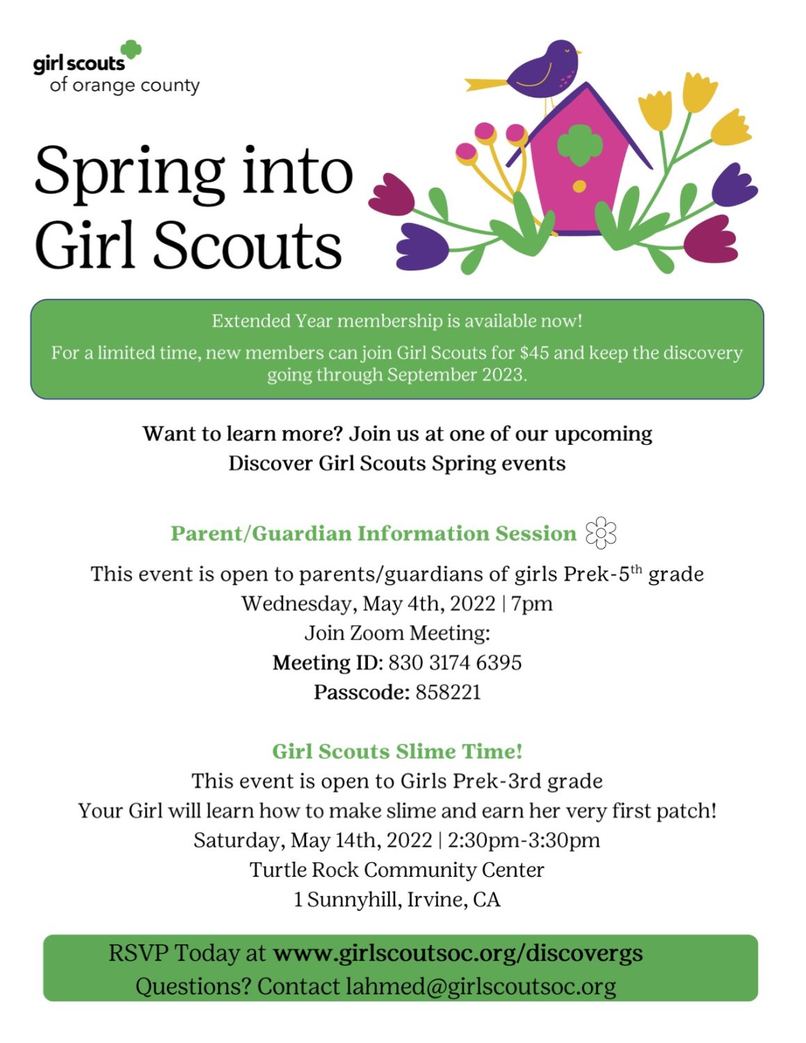 Girl Scouts Of Orange County Vista Verde Pta 0375