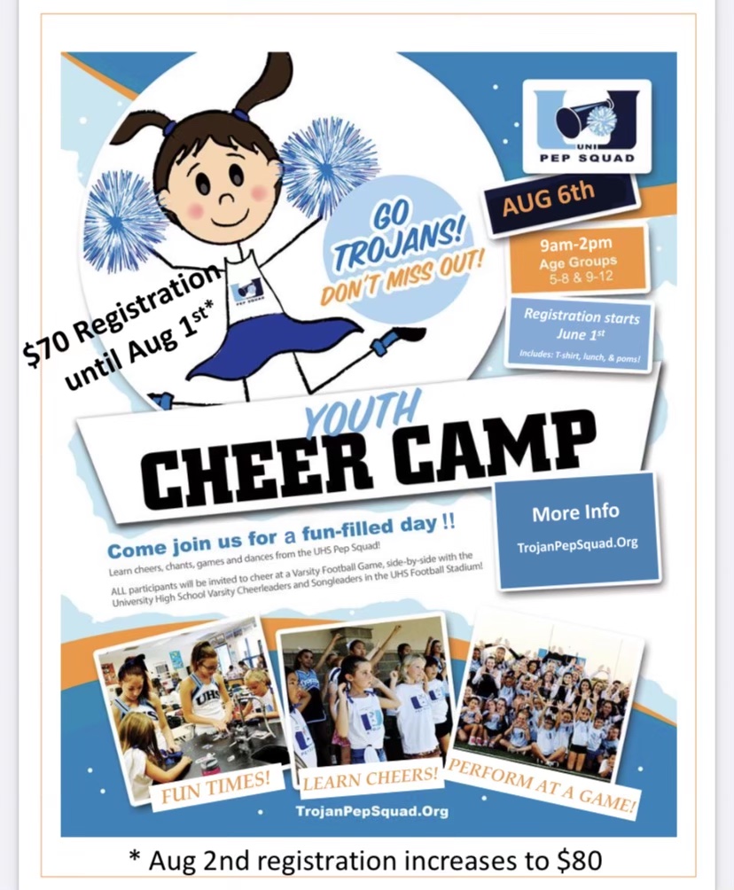 Youth Cheer Camp – Vista Verde PTA