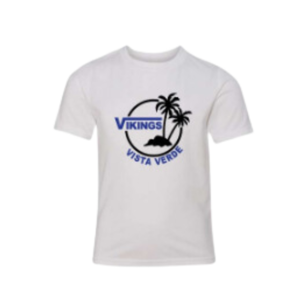 Palms Collection Youth T-Shirt (White/Blue)