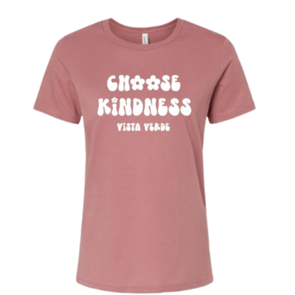 Choose Kindness Collection Ladies Tee (Mauve)