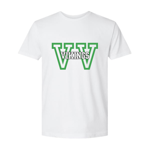 VV ATHLETICS Next Level Youth CVC Tee White