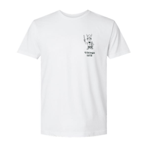 VINTAGE 1975 LAT Youth Fine Jersey Tee White