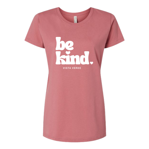 BE KIND LAT Women's Fine Jersey Tee Mauvelous