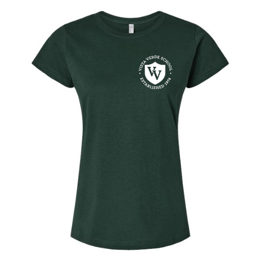VV PREP SCHOOL LAT Women's Fine Jersey Tee Forest