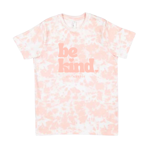 BE KIND LAT Youth Fine Jersey Tee Rose Tie Dye
