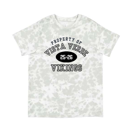 PROPERTY OF VV LAT Youth Fine Jersey Tee Haze Tie Dye